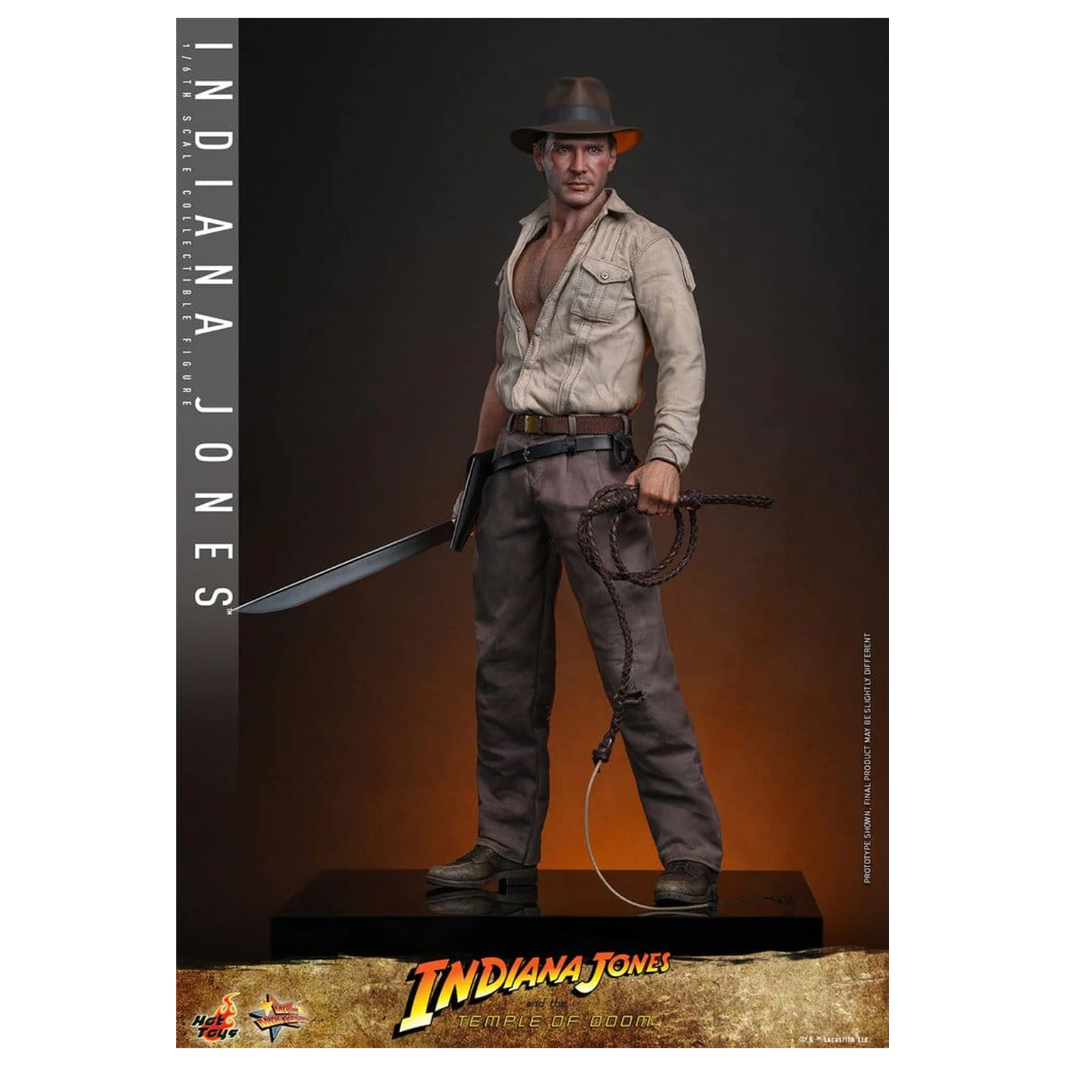 Indiana Jones Movie Masterpiece akcijska figura 1/6 Indiana Jones 30 cm fotografija izdelka