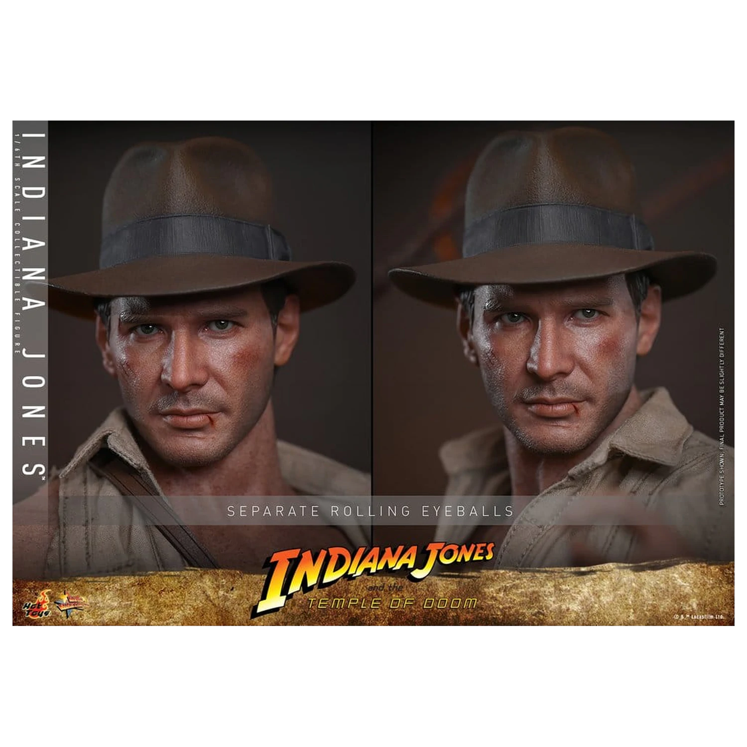 Indiana Jones Movie Masterpiece akcijska figura 1/6 Indiana Jones 30 cm fotografija izdelka