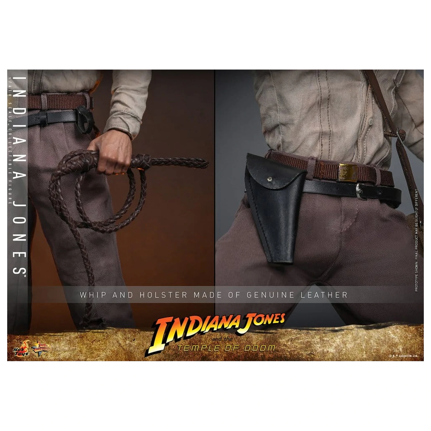 Indiana Jones Movie Masterpiece akcijska figura 1/6 Indiana Jones 30 cm fotografija izdelka