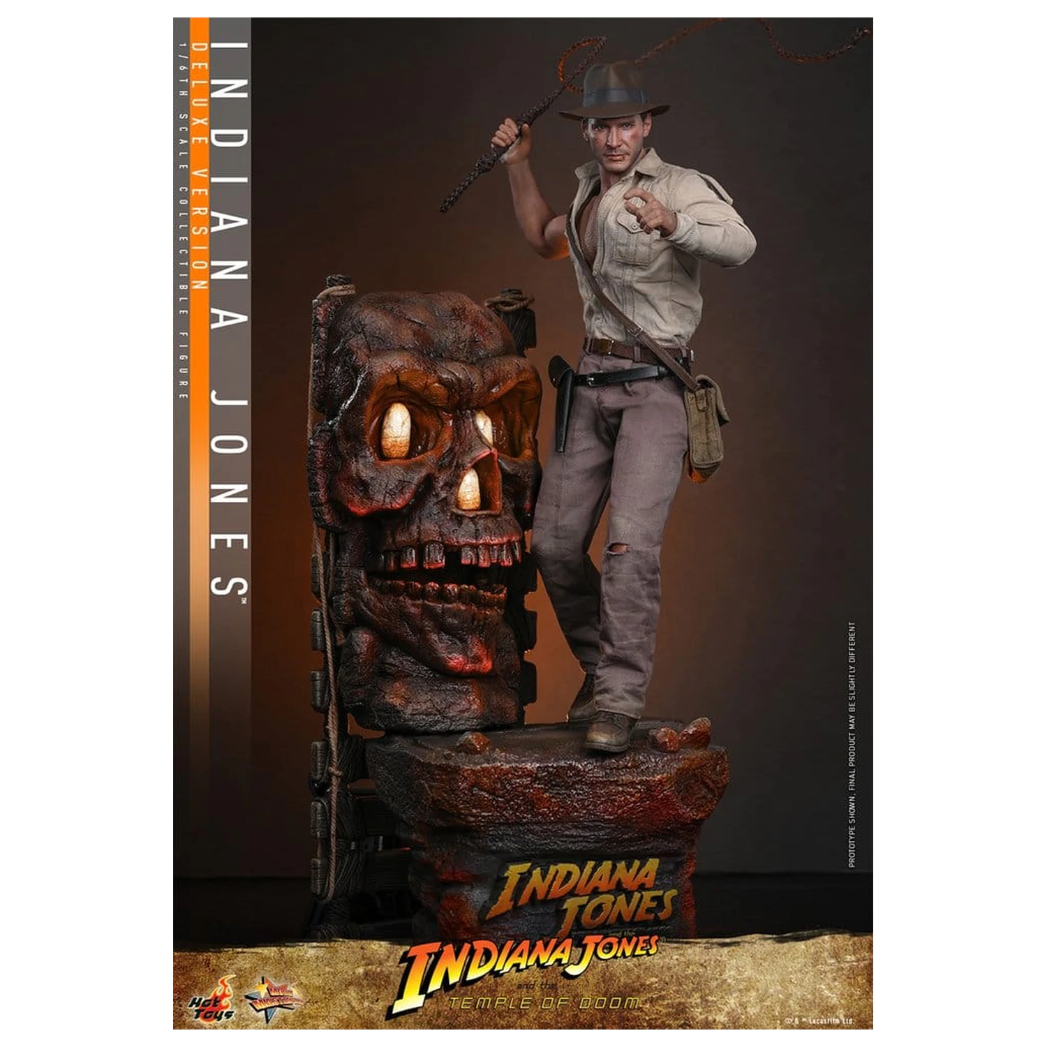 Indiana Jones Movie Masterpiece akcijska figura 1/6 Indiana Jones (Deluxe Version) 30 cm fotografija izdelka