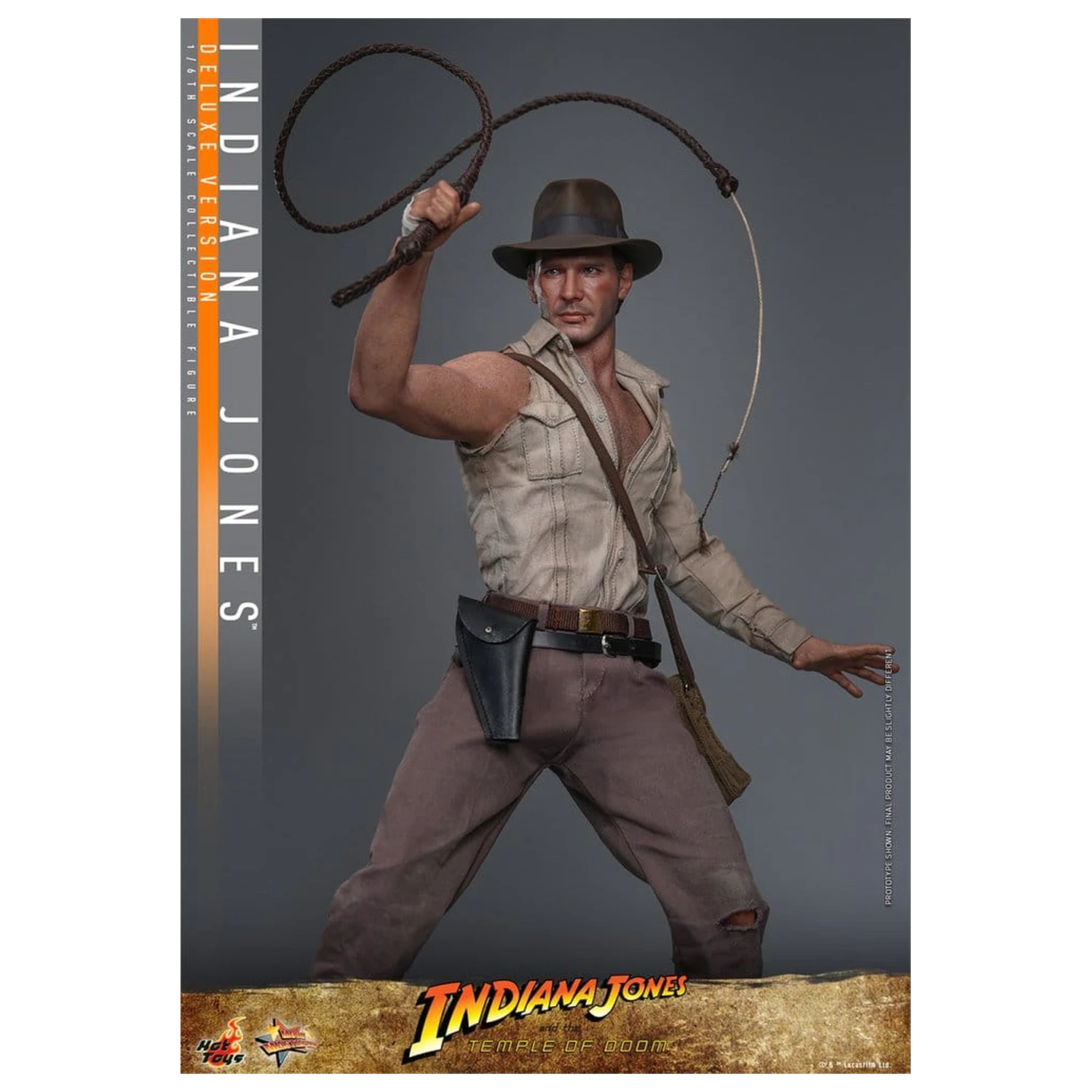 Indiana Jones Movie Masterpiece akcijska figura 1/6 Indiana Jones (Deluxe Version) 30 cm fotografija izdelka