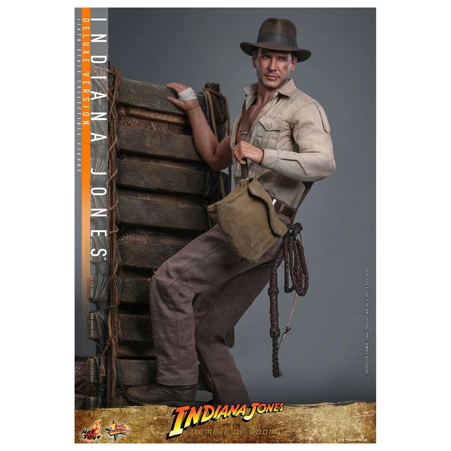 Indiana Jones Movie Masterpiece akcijska figura 1/6 Indiana Jones (Deluxe Version) 30 cm fotografija izdelka