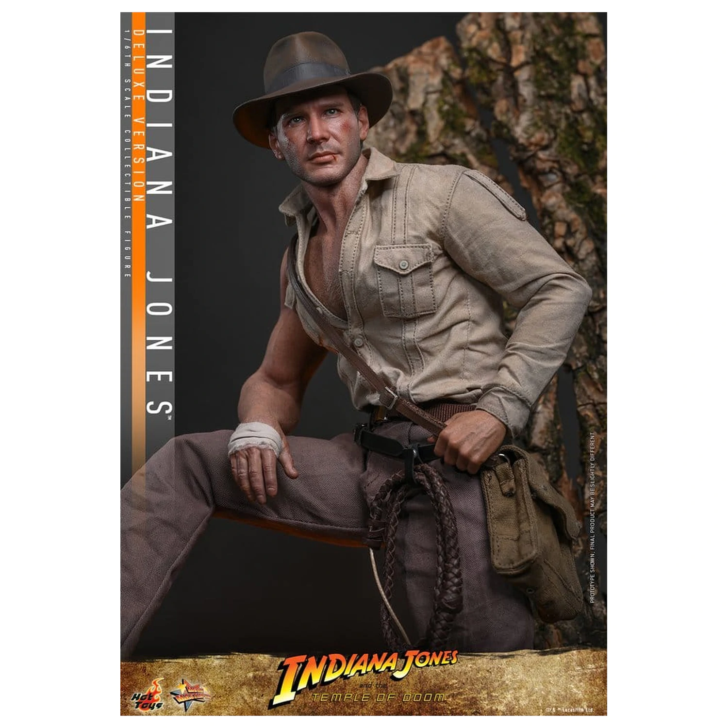 Indiana Jones Movie Masterpiece akcijska figura 1/6 Indiana Jones (Deluxe Version) 30 cm fotografija izdelka