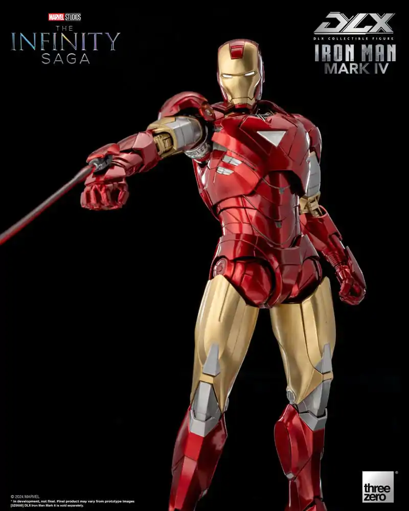 Infinity Saga DLX Akcijska Figura 1/12 Iron Man Mark 4 17 cm fotografija izdelka