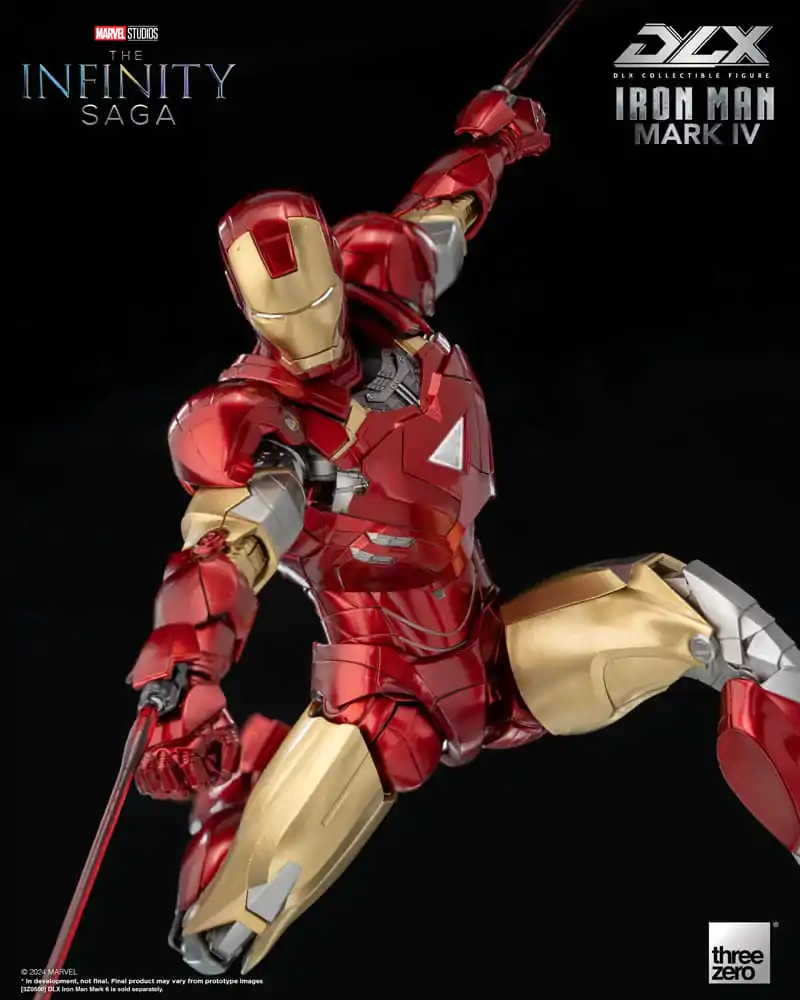 Infinity Saga DLX Akcijska Figura 1/12 Iron Man Mark 4 17 cm fotografija izdelka