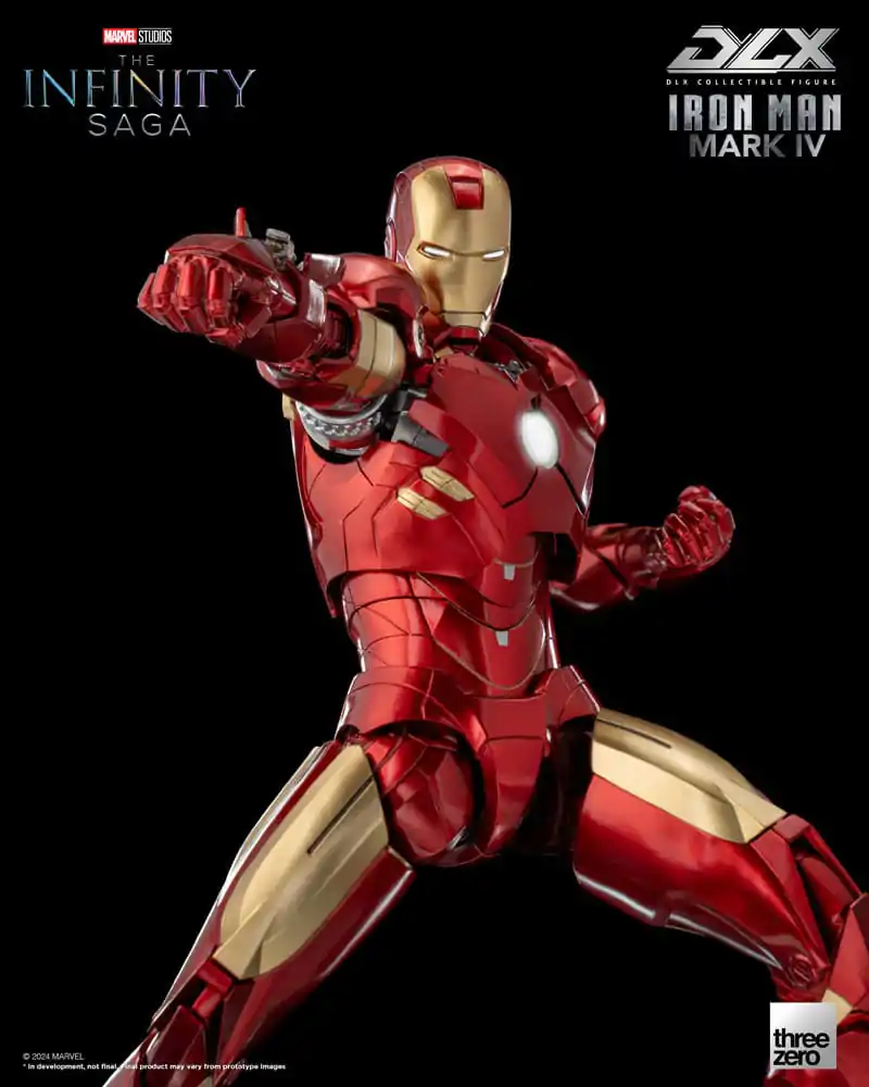 Infinity Saga DLX Akcijska Figura 1/12 Iron Man Mark 4 17 cm fotografija izdelka