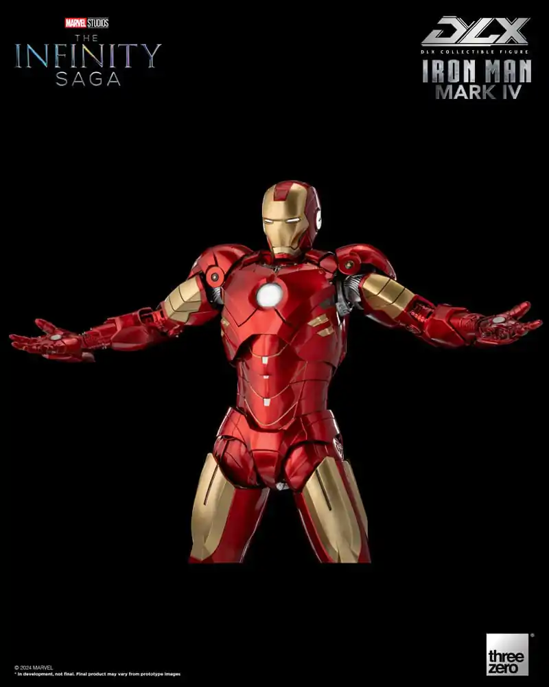 Infinity Saga DLX Akcijska Figura 1/12 Iron Man Mark 4 17 cm fotografija izdelka