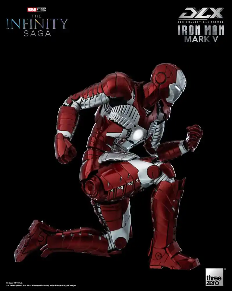 Infinity Saga DLX Akcijska Figura 1/12 Iron Man Mark 5 17 cm fotografija izdelka