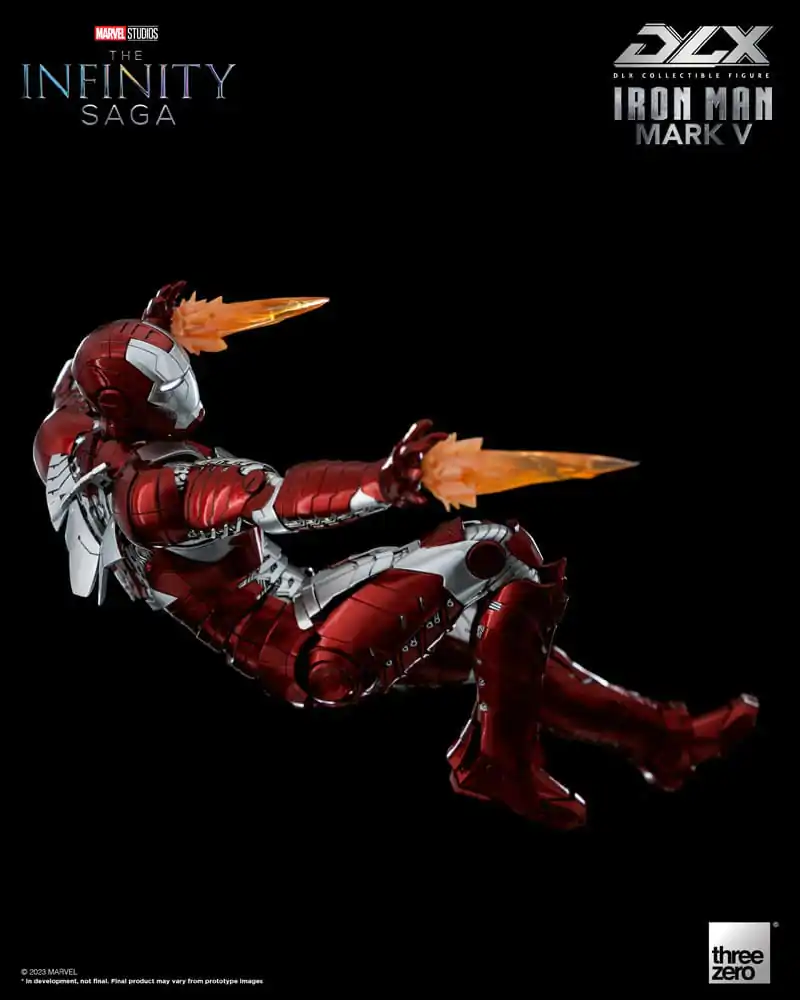 Infinity Saga DLX Akcijska Figura 1/12 Iron Man Mark 5 17 cm fotografija izdelka