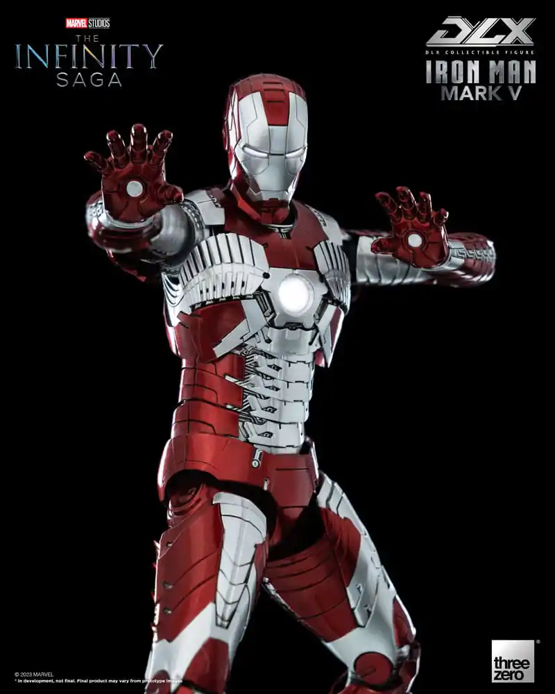 Infinity Saga DLX Akcijska Figura 1/12 Iron Man Mark 5 17 cm fotografija izdelka