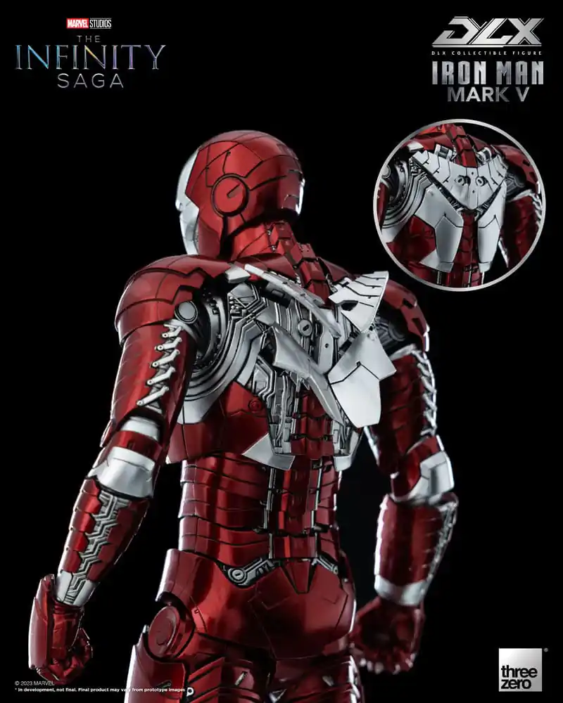 Infinity Saga DLX Akcijska Figura 1/12 Iron Man Mark 5 17 cm fotografija izdelka