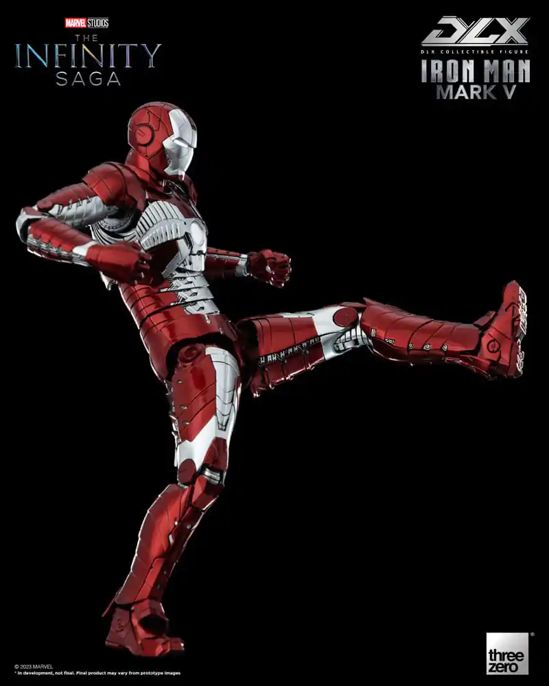 Infinity Saga DLX Akcijska Figura 1/12 Iron Man Mark 5 17 cm fotografija izdelka