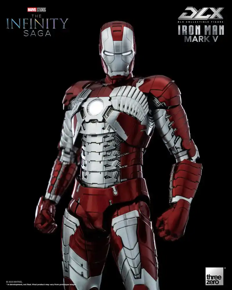 Infinity Saga DLX Akcijska Figura 1/12 Iron Man Mark 5 17 cm fotografija izdelka