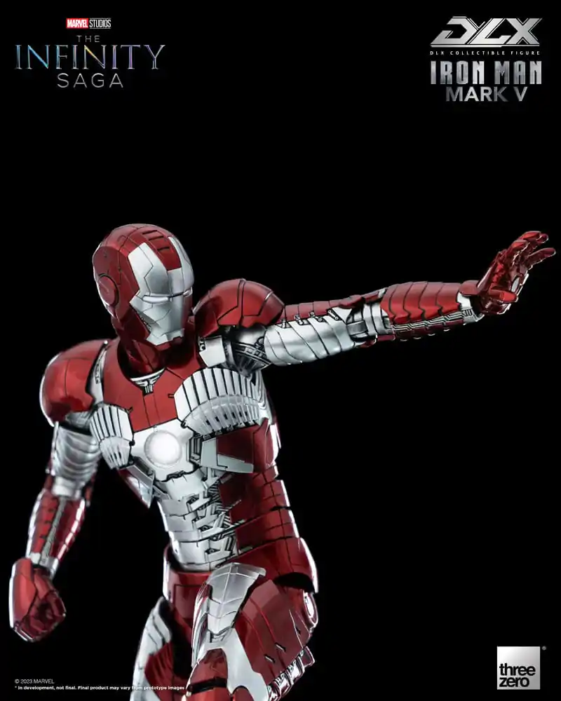 Infinity Saga DLX Akcijska Figura 1/12 Iron Man Mark 5 17 cm fotografija izdelka