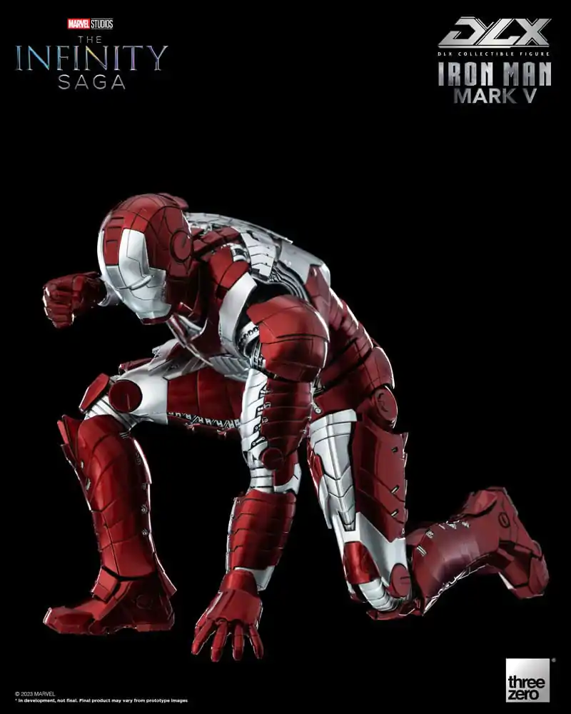 Infinity Saga DLX Akcijska Figura 1/12 Iron Man Mark 5 17 cm fotografija izdelka