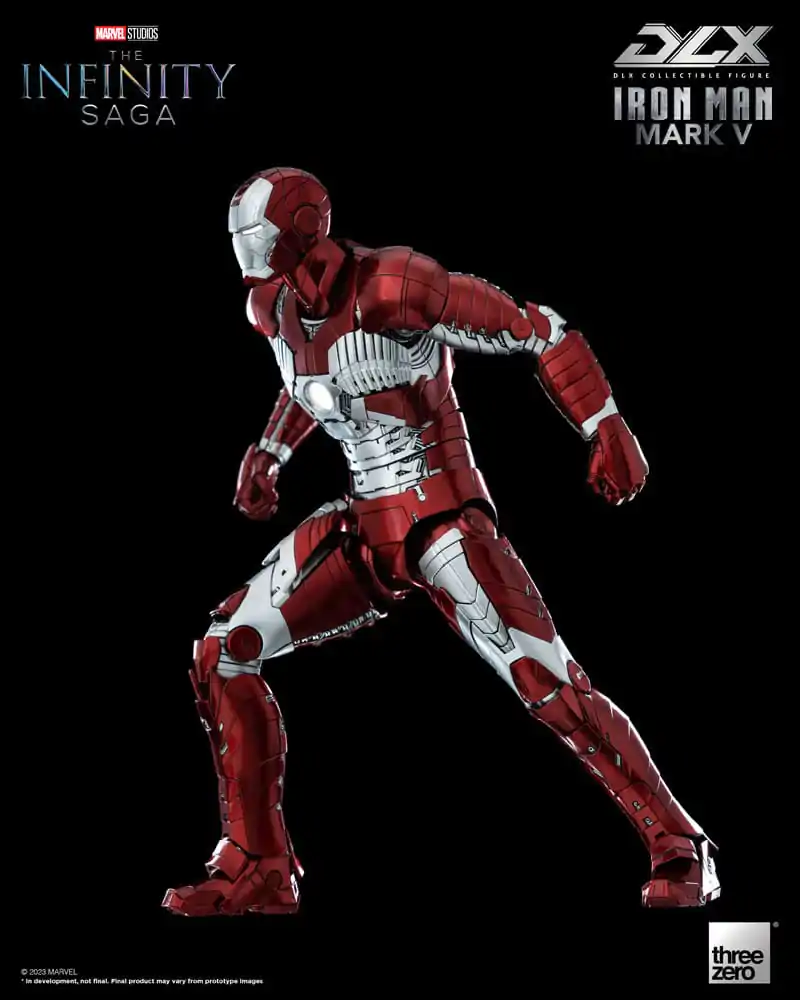 Infinity Saga DLX Akcijska Figura 1/12 Iron Man Mark 5 17 cm fotografija izdelka