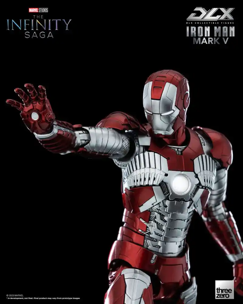 Infinity Saga DLX Akcijska Figura 1/12 Iron Man Mark 5 17 cm fotografija izdelka