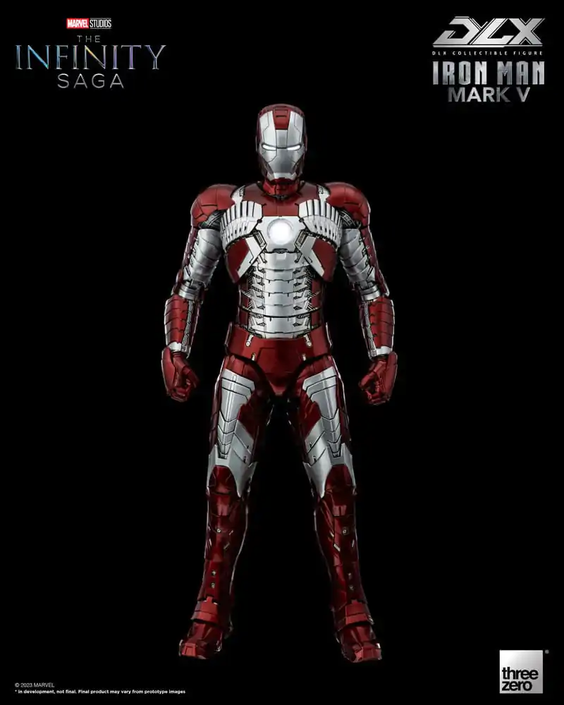 Infinity Saga DLX Akcijska Figura 1/12 Iron Man Mark 5 17 cm fotografija izdelka