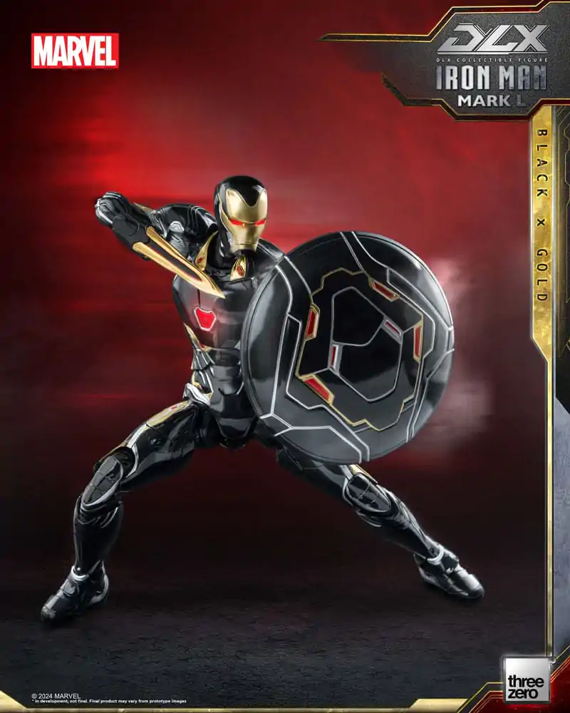 Infinity Saga DLX akcijska figura 1/12 Iron Man Mark 50 (Black X Gold) 17 cm fotografija izdelka