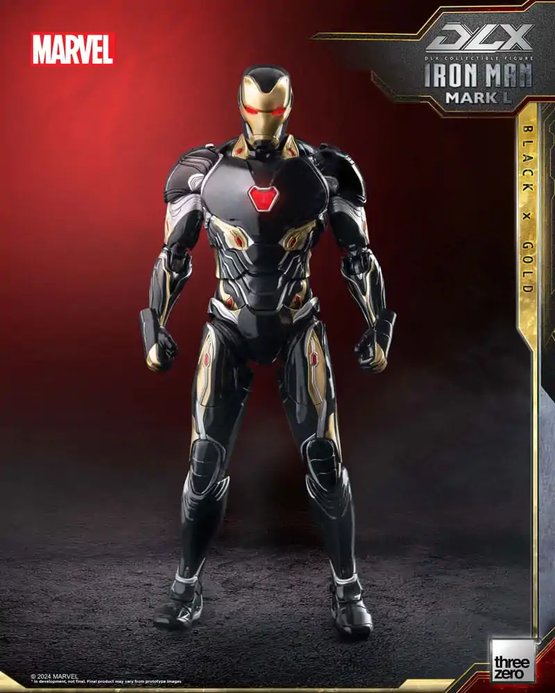 Infinity Saga DLX akcijska figura 1/12 Iron Man Mark 50 (Black X Gold) 17 cm fotografija izdelka