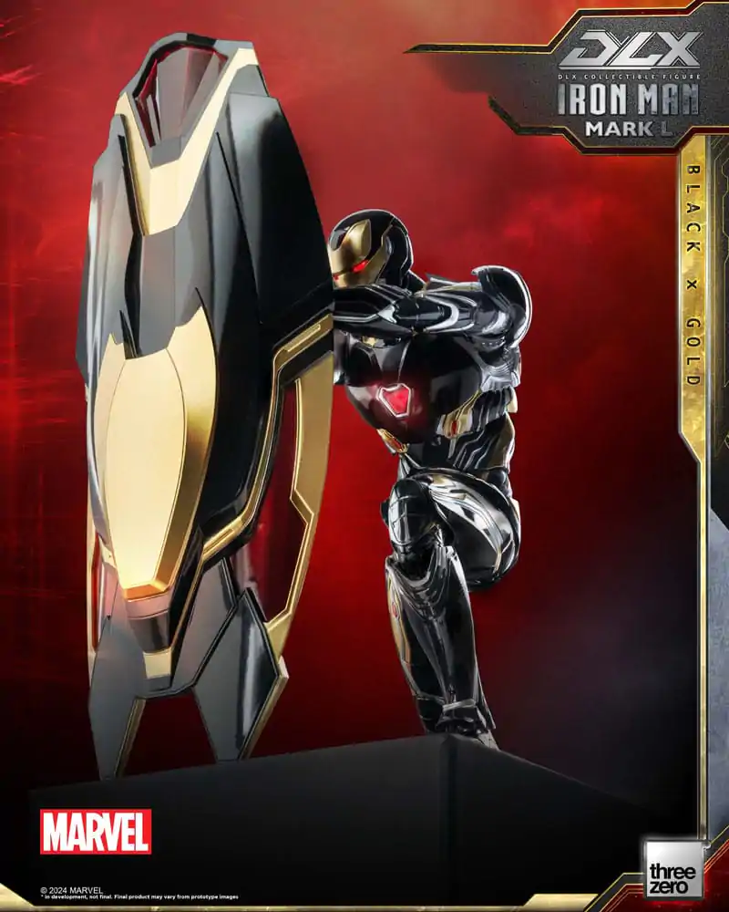 Infinity Saga DLX akcijska figura 1/12 Iron Man Mark 50 (Black X Gold) 17 cm fotografija izdelka