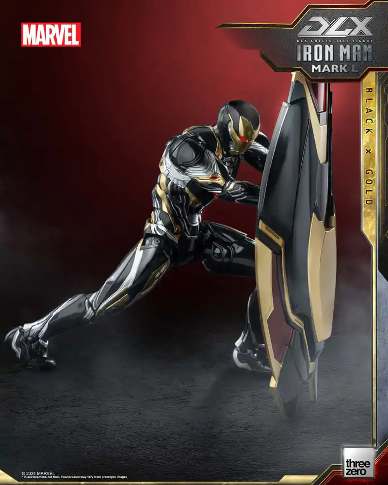 Infinity Saga DLX akcijska figura 1/12 Iron Man Mark 50 (Black X Gold) 17 cm fotografija izdelka