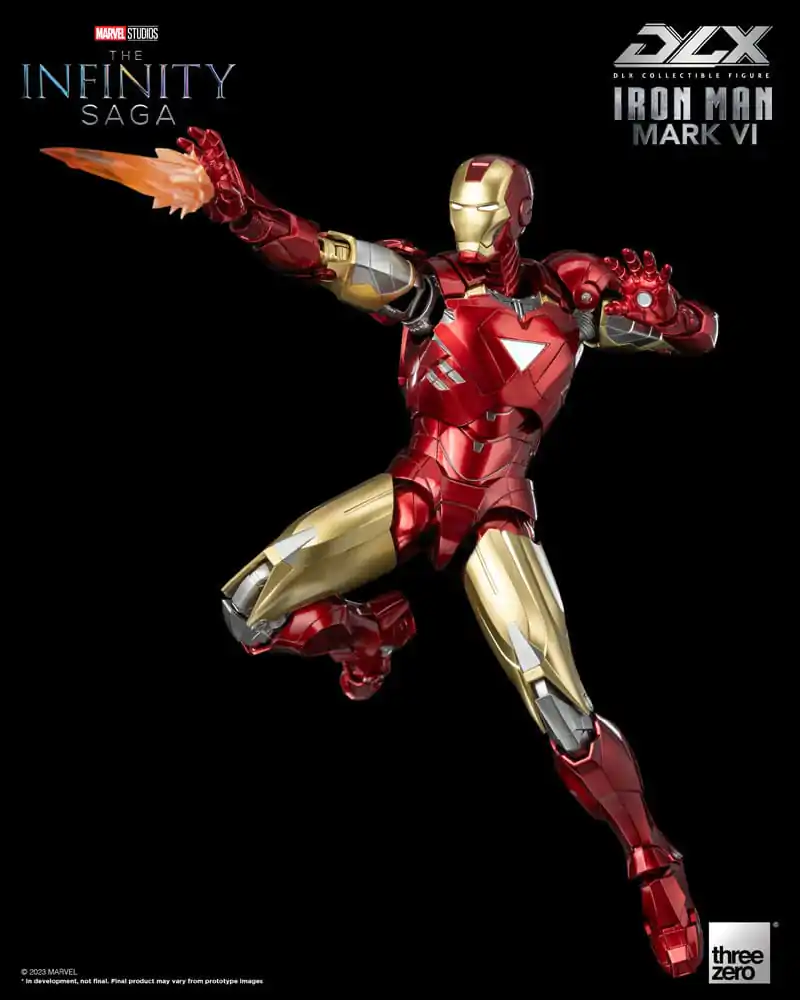 Infinity Saga DLX Akcijska Figura 1/12 Iron Man Mark 6 17 cm fotografija izdelka