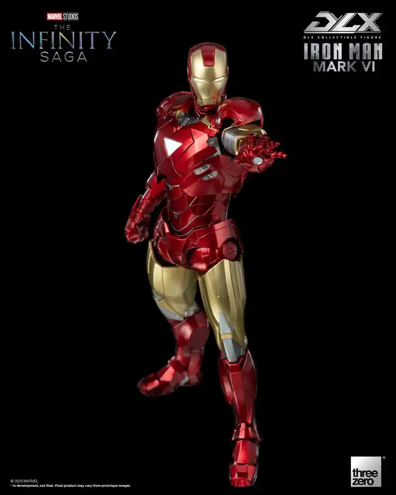 Infinity Saga DLX Akcijska Figura 1/12 Iron Man Mark 6 17 cm fotografija izdelka