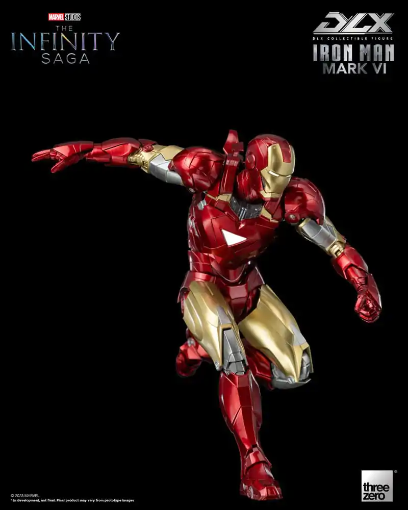 Infinity Saga DLX Akcijska Figura 1/12 Iron Man Mark 6 17 cm fotografija izdelka