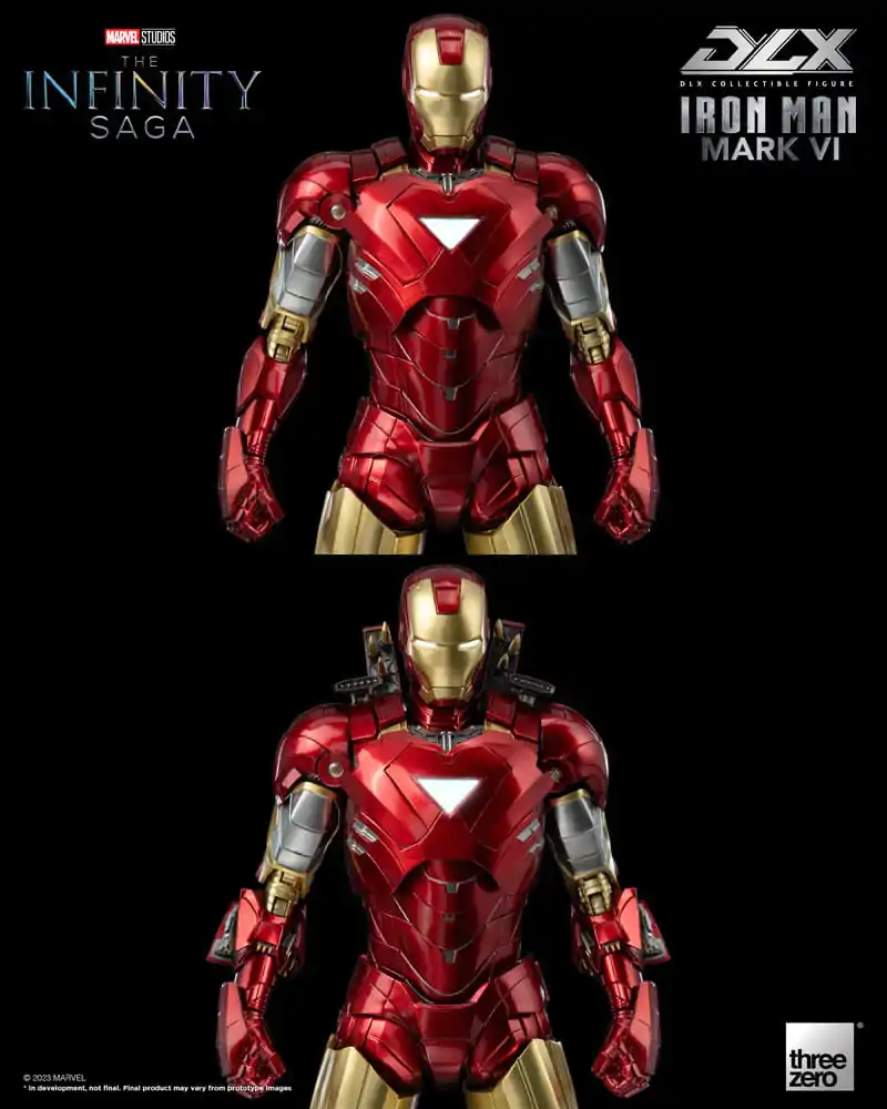 Infinity Saga DLX Akcijska Figura 1/12 Iron Man Mark 6 17 cm fotografija izdelka