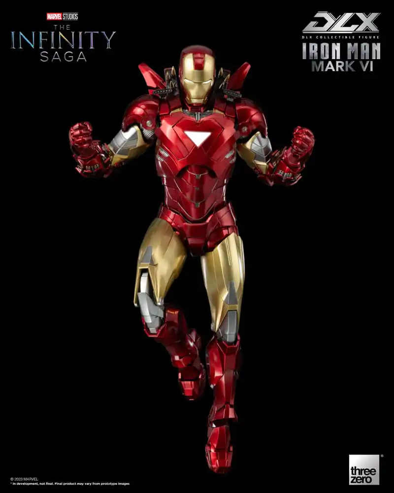 Infinity Saga DLX Akcijska Figura 1/12 Iron Man Mark 6 17 cm fotografija izdelka
