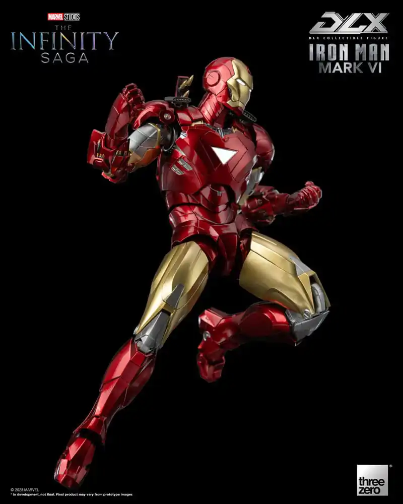 Infinity Saga DLX Akcijska Figura 1/12 Iron Man Mark 6 17 cm fotografija izdelka