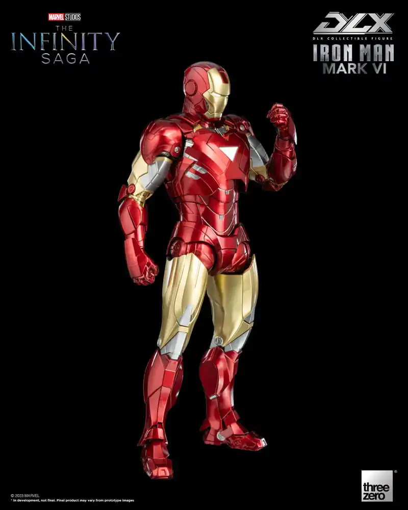 Infinity Saga DLX Akcijska Figura 1/12 Iron Man Mark 6 17 cm fotografija izdelka