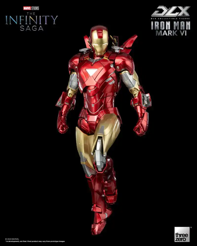 Infinity Saga DLX Akcijska Figura 1/12 Iron Man Mark 6 17 cm fotografija izdelka