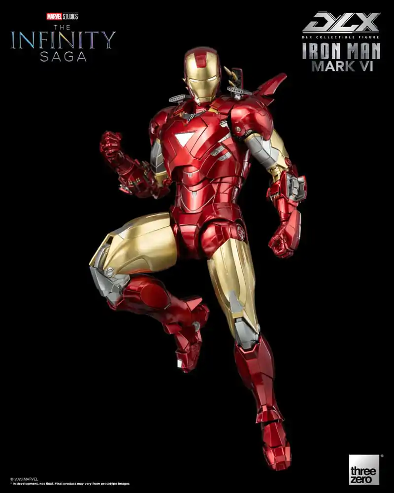 Infinity Saga DLX Akcijska Figura 1/12 Iron Man Mark 6 17 cm fotografija izdelka