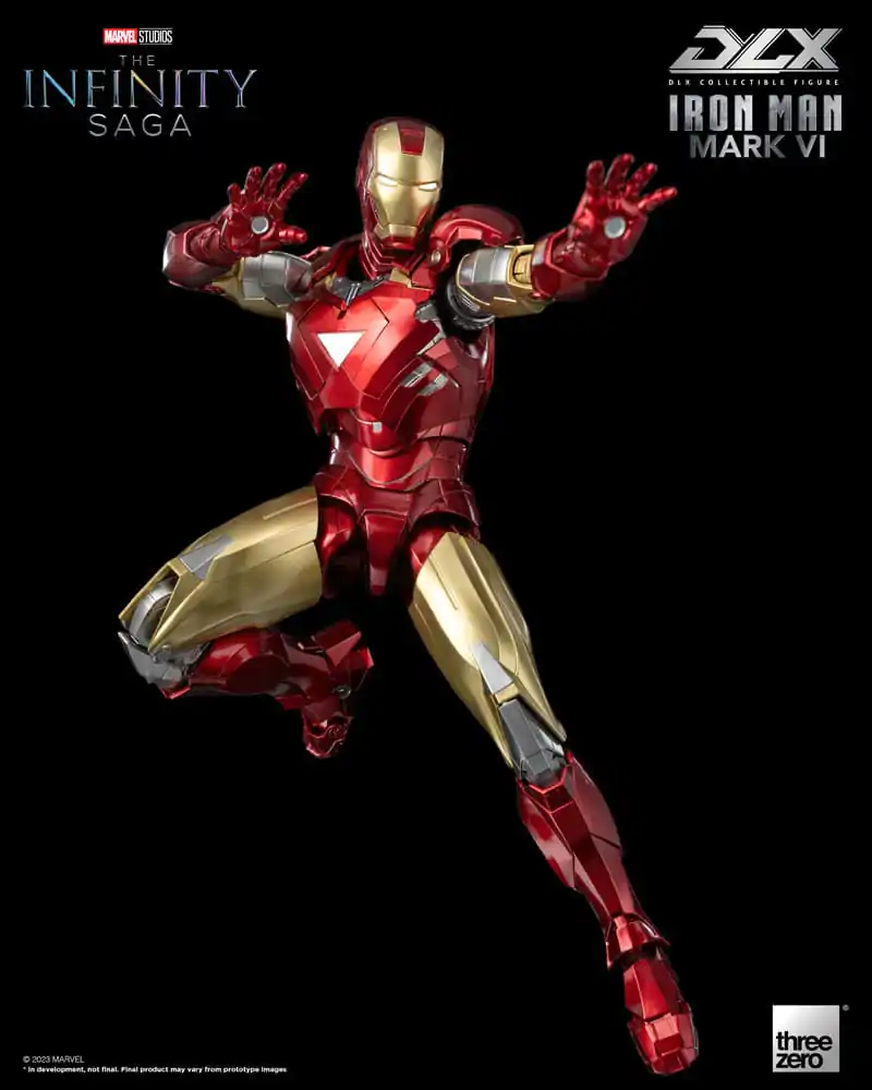 Infinity Saga DLX Akcijska Figura 1/12 Iron Man Mark 6 17 cm fotografija izdelka