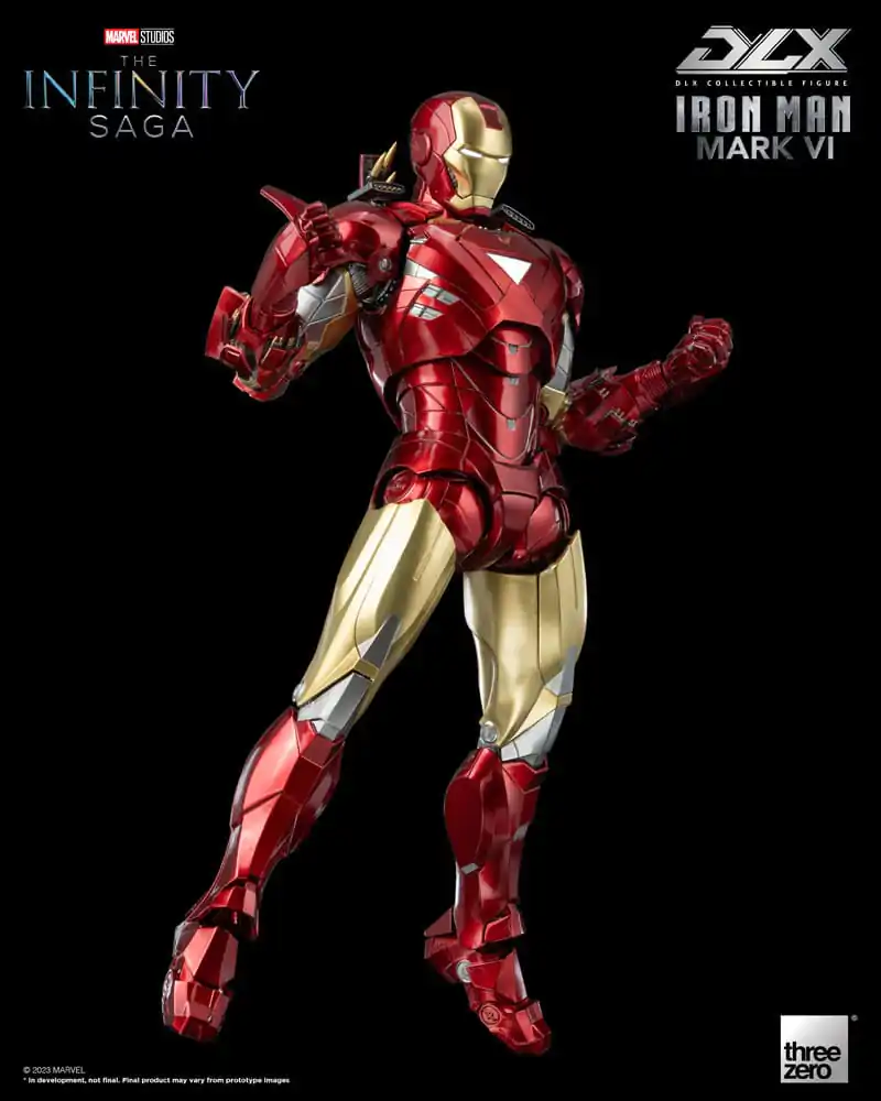 Infinity Saga DLX Akcijska Figura 1/12 Iron Man Mark 6 17 cm fotografija izdelka