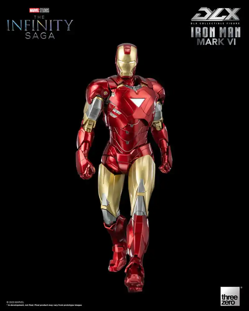 Infinity Saga DLX Akcijska Figura 1/12 Iron Man Mark 6 17 cm fotografija izdelka