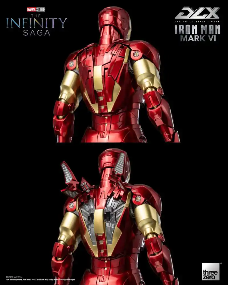Infinity Saga DLX Akcijska Figura 1/12 Iron Man Mark 6 17 cm fotografija izdelka