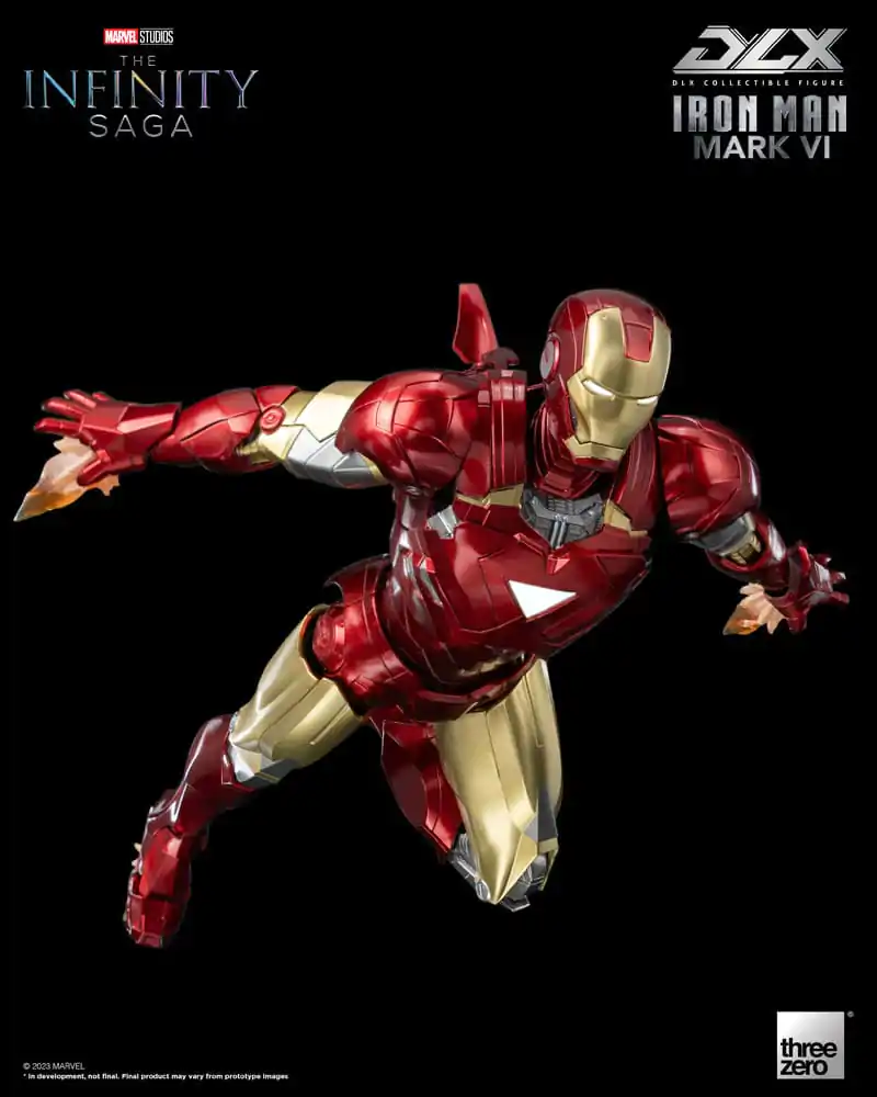 Infinity Saga DLX Akcijska Figura 1/12 Iron Man Mark 6 17 cm fotografija izdelka