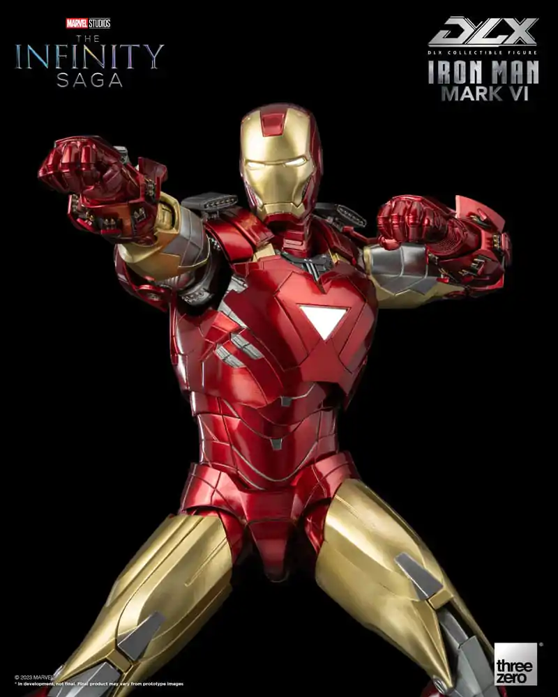 Infinity Saga DLX Akcijska Figura 1/12 Iron Man Mark 6 17 cm fotografija izdelka