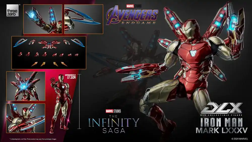 Infinity Saga DLX akcijska figura 1/12 Iron Man Mark 85 17 cm fotografija izdelka