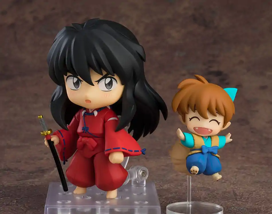 Inuyasha Nendoroid akcijska figura Inuyasha: New Moon Ver. & Shippo 10 cm fotografija izdelka