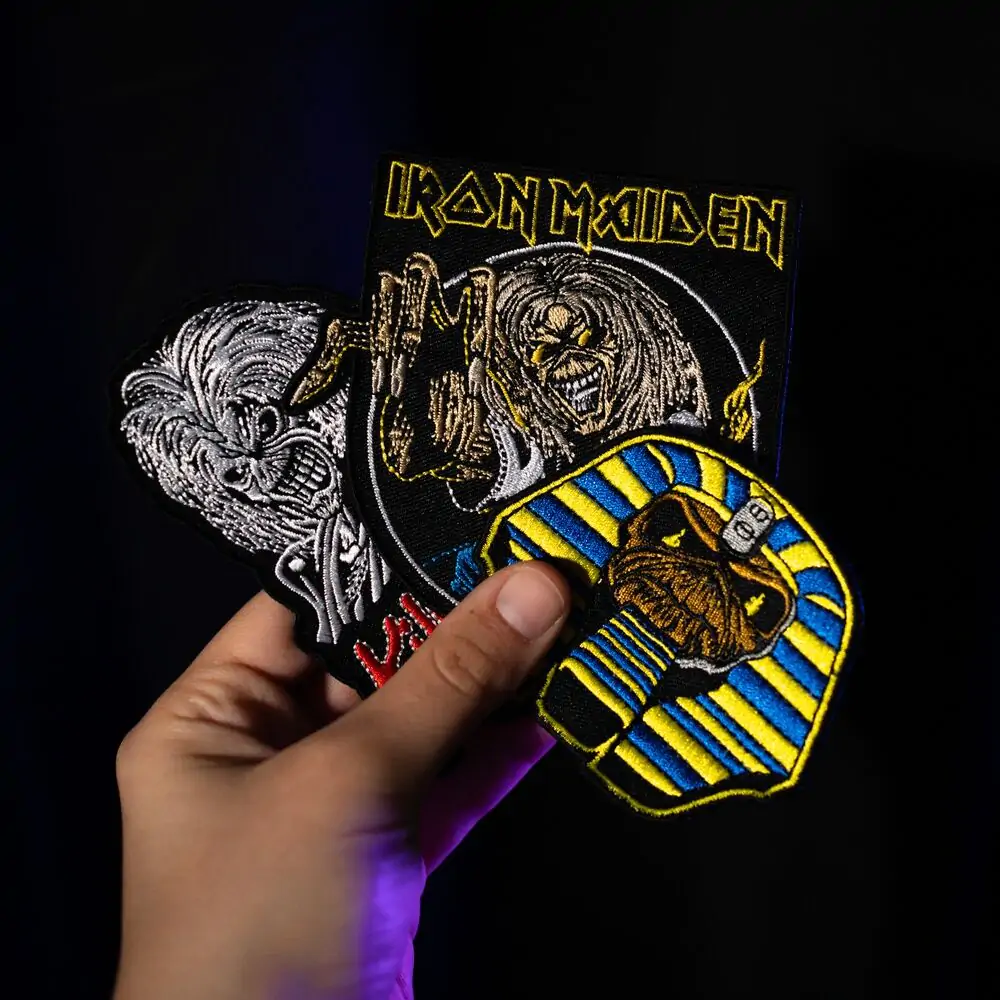 Iron Maiden set 3 našitkov fotografija izdelka