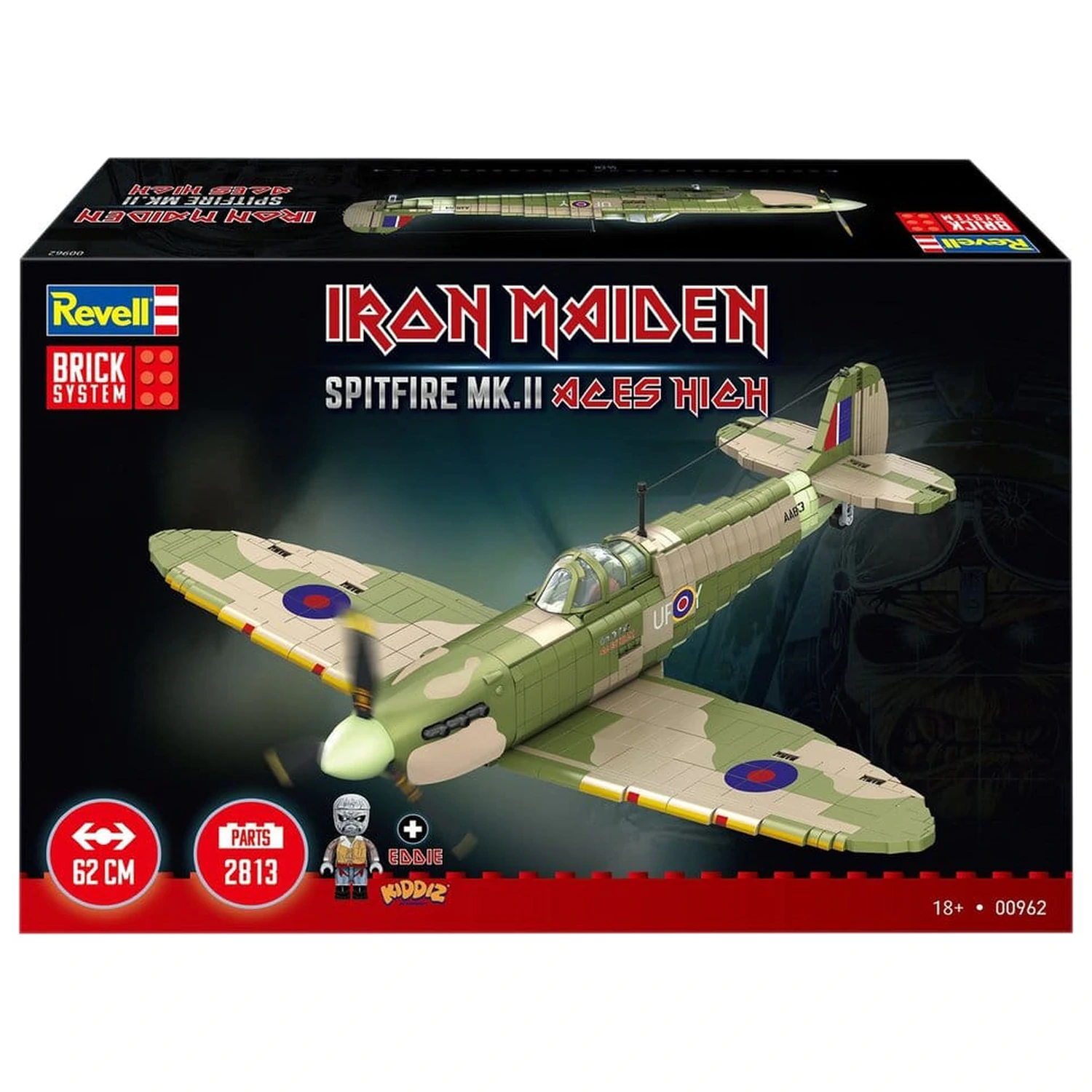 Iron Maiden Brick System komplet za sestavljanje Spitfire MK.II Aces High 58 cm fotografija izdelka