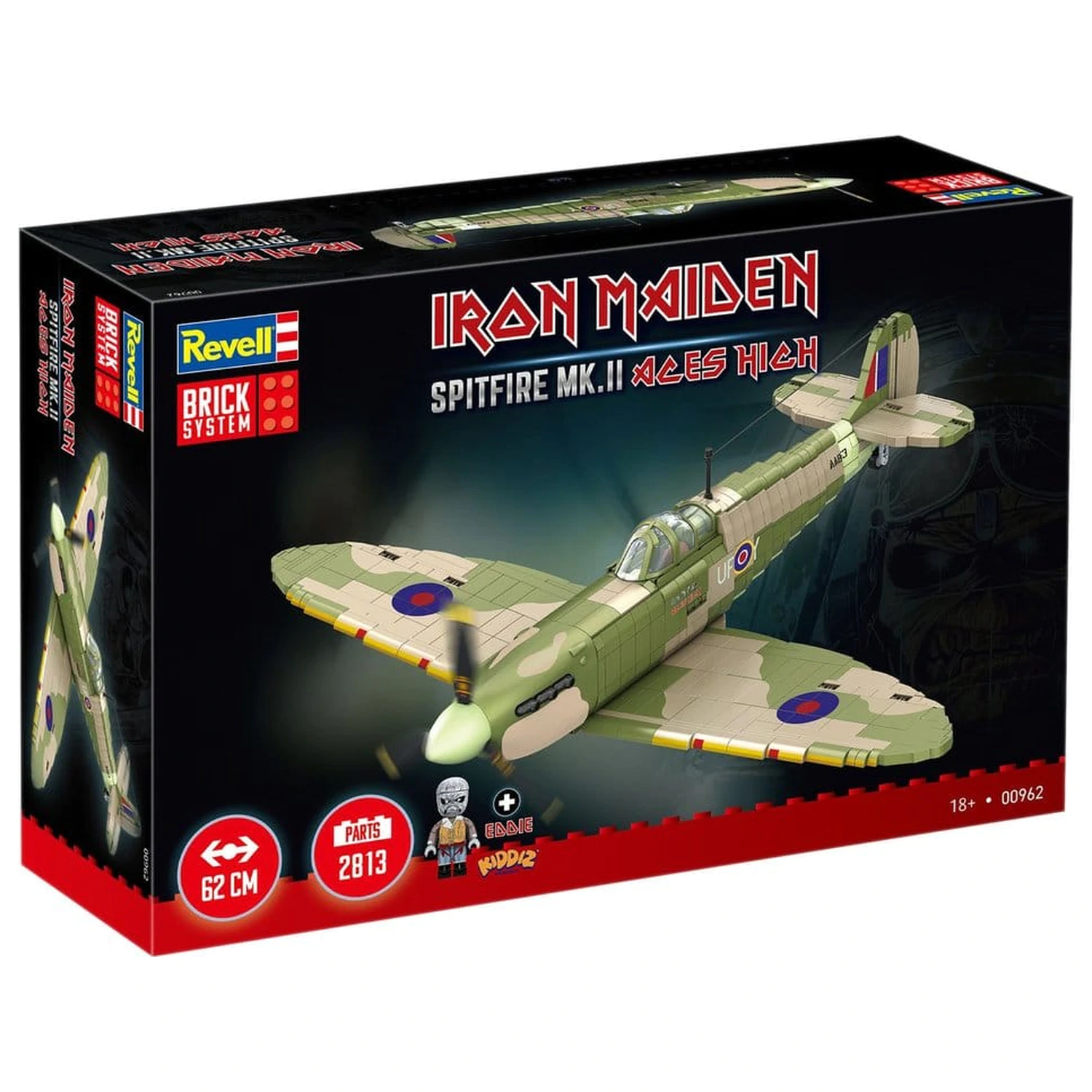 Iron Maiden Brick System komplet za sestavljanje Spitfire MK.II Aces High 58 cm fotografija izdelka