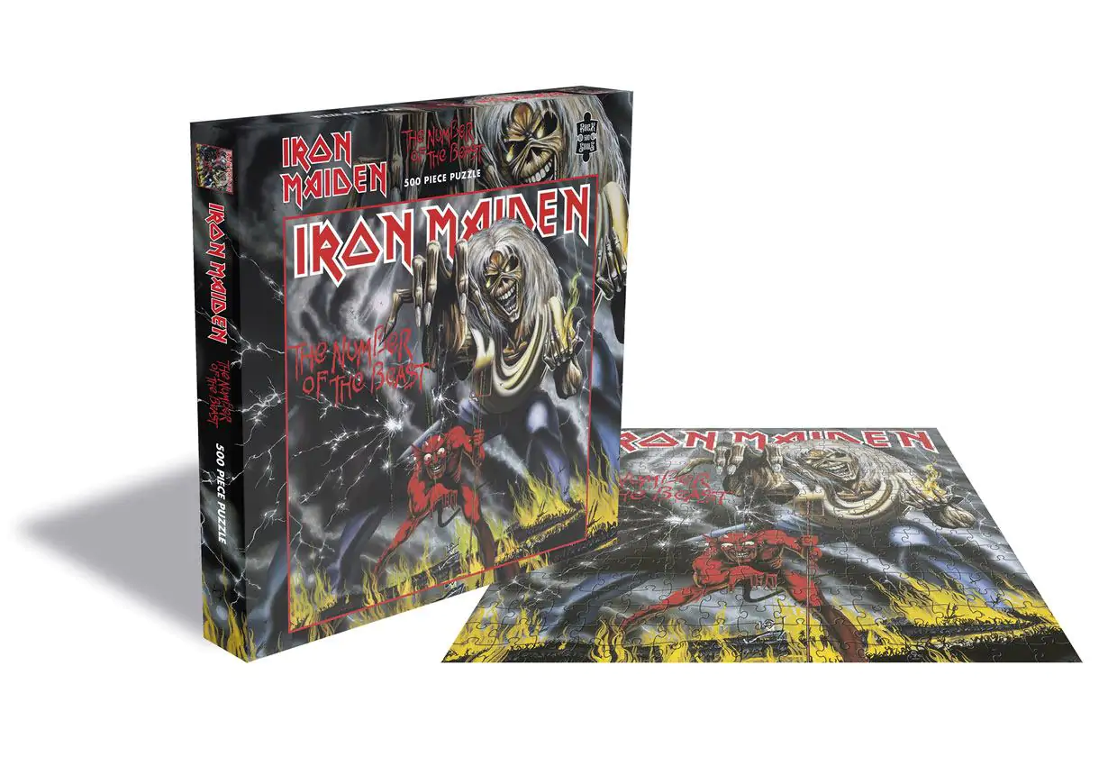 Iron Maiden Puzzle Uganka Številka zveri fotografija izdelka