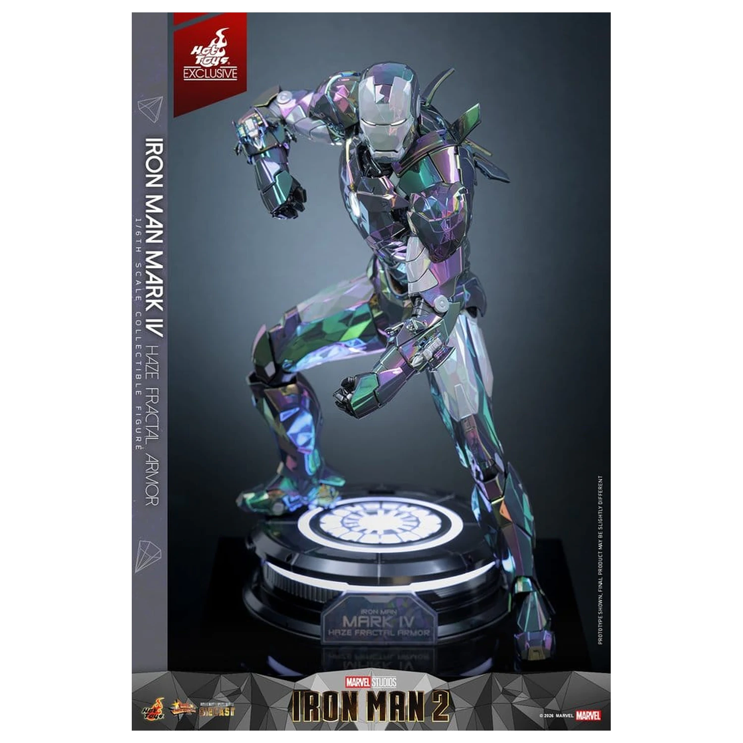 Iron Man 2 akcijska figura 1/6 Iron Man Mark IV (Haze Fractal Armor) 33 cm fotografija izdelka