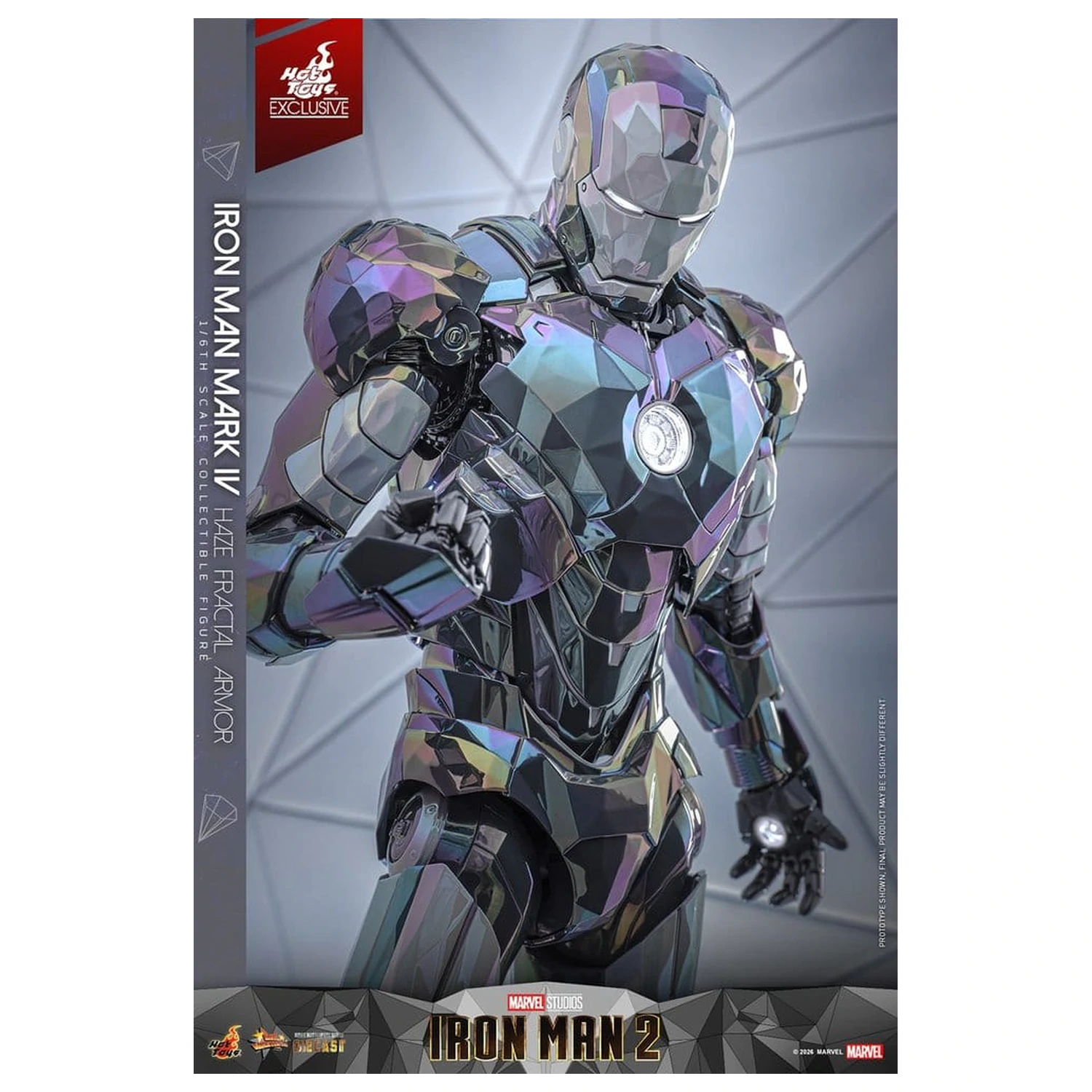 Iron Man 2 akcijska figura 1/6 Iron Man Mark IV (Haze Fractal Armor) 33 cm fotografija izdelka
