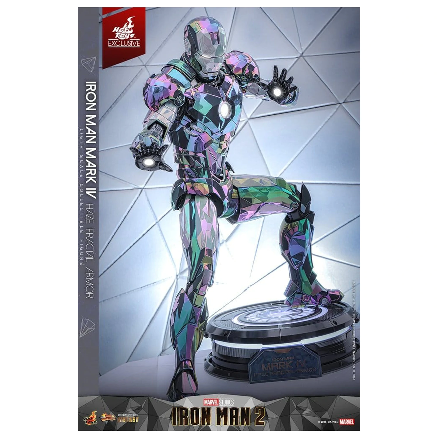 Iron Man 2 akcijska figura 1/6 Iron Man Mark IV (Haze Fractal Armor) 33 cm fotografija izdelka